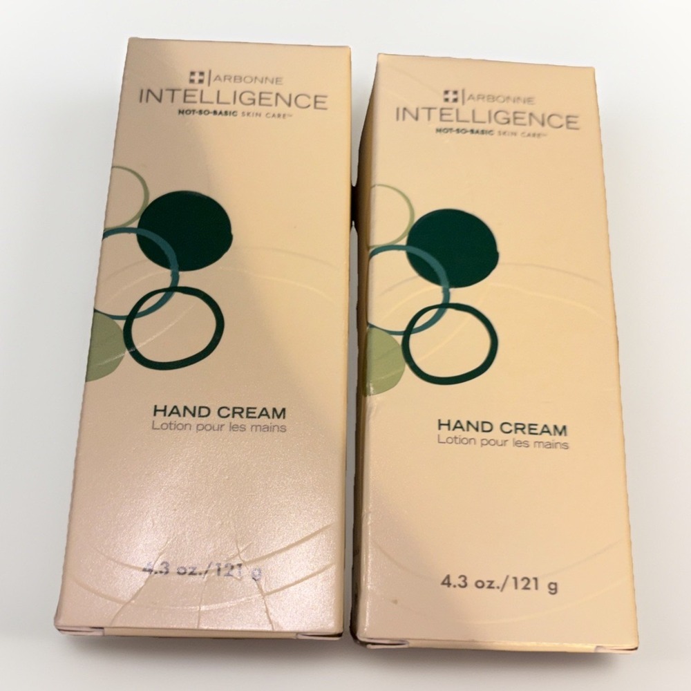 2- Arbonne Intelligence Not-so-Basic Skin Care Hand‎ Cream 4.3 oz / 12g New